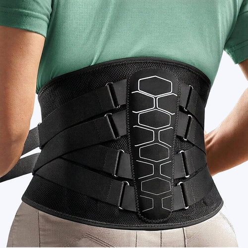 Waist & Back Support Belt - flexible neoprene belt with built in stays