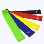 Resistance Band Set - five TPR loop bands graded light to heavy