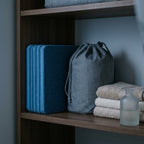 Foldable Yoga Mat - TPE mat that folds into sections with textured grip on both sides