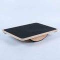 Wooden Balance Board - solid plywood board with textured non slip top for stability training