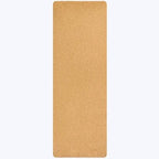 Cork Yoga Mat - natural cork top layer with cushioned TPE base