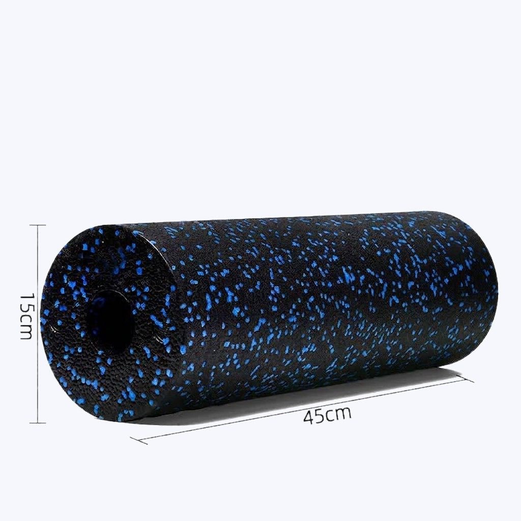 Foam Roller & Massage Ball Set - firm EPP foam roller and massage ball for myofascial release