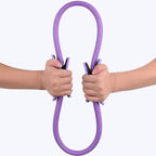 Pilates Ring - fiberglass core ring with foam padded handles for resistance training