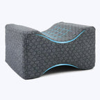 Memory Foam Knee Pillow - contoured pillow for side sleeping hip and back alignment