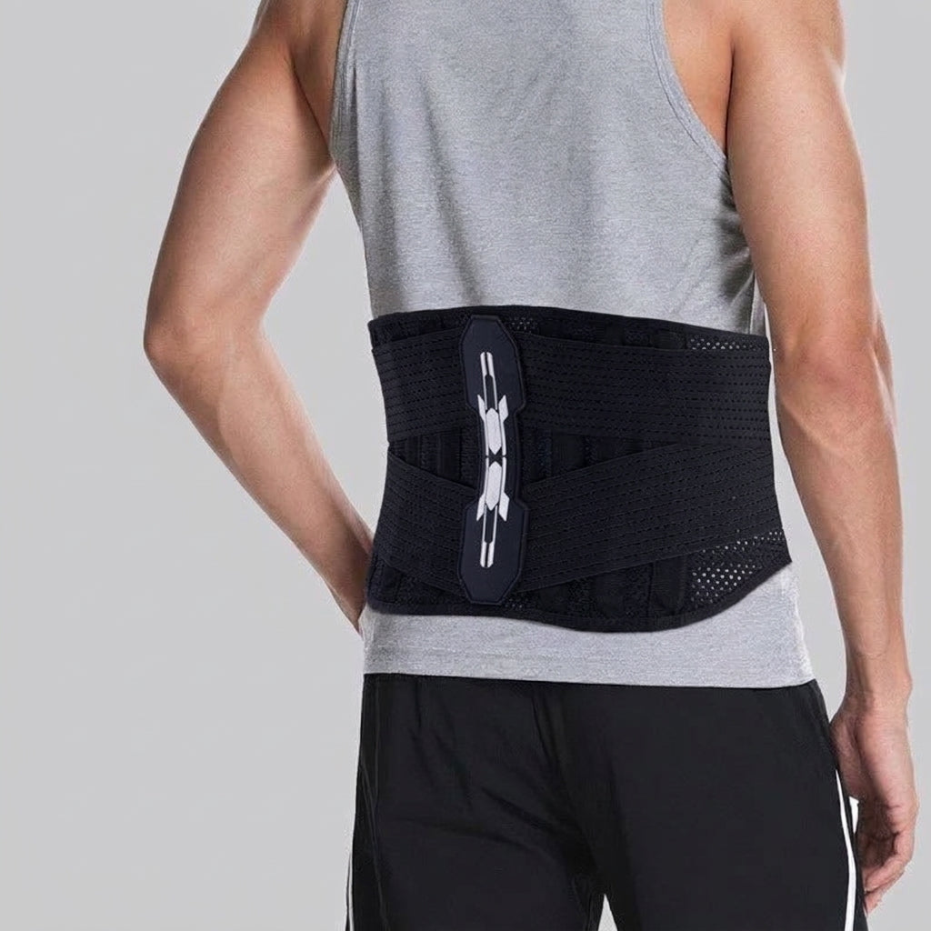 Waist & Back Support Belt - flexible neoprene belt with built in stays
