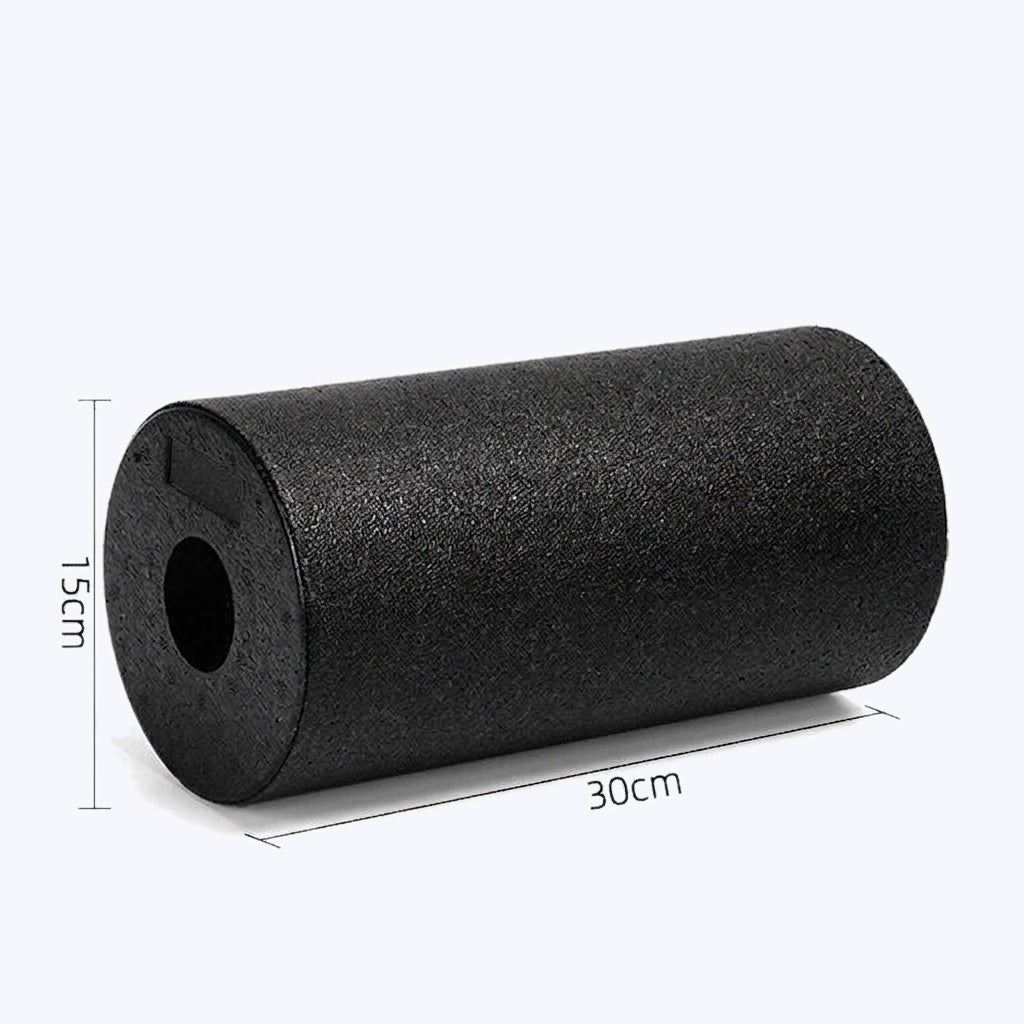Foam Roller & Massage Ball Set - firm EPP foam roller and massage ball for myofascial release