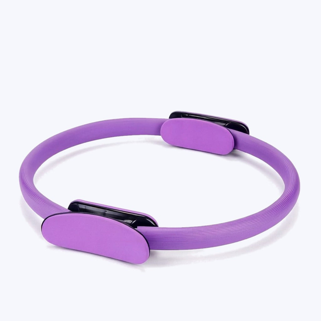 Pilates Ring - fiberglass core ring with foam padded handles for resistance training