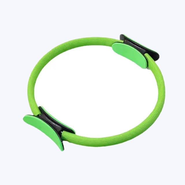 Pilates Ring - fiberglass core ring with foam padded handles for resistance training