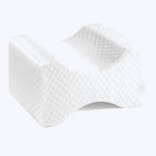 Memory Foam Knee Pillow - contoured pillow for side sleeping hip and back alignment
