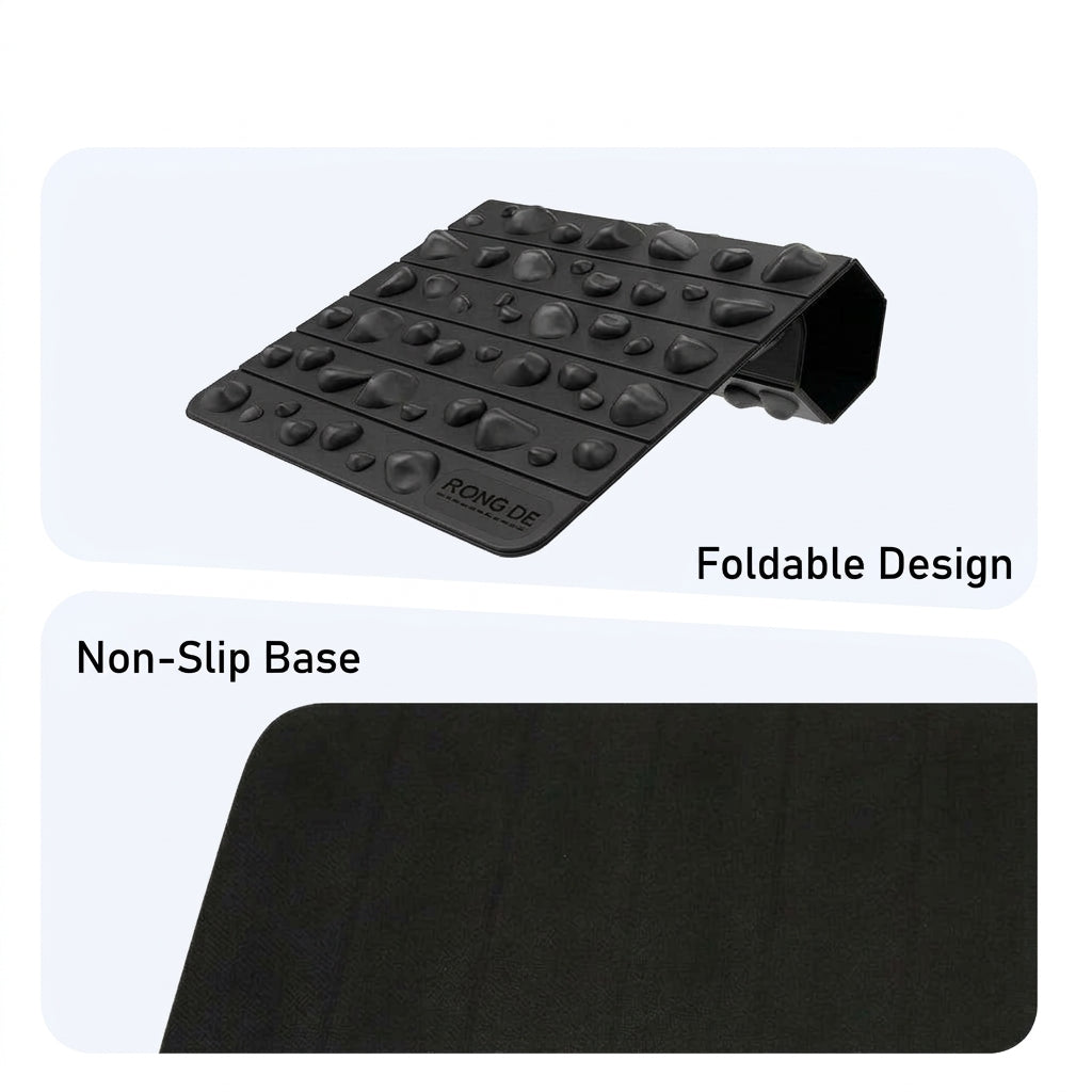Acupressure Foot Mat - stone textured EVA foam mat for standing or walking pressure point relief